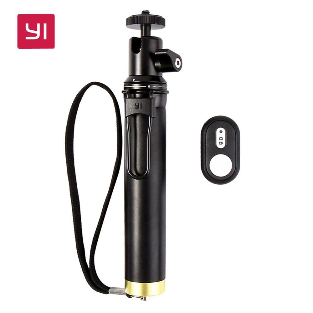 YI Selfie Stick and Bluetooth Remoter For YI Action Camera Sports Mini Camera Smart Cellphones YI selfie tyčka tyč dálková spoušť xiaomimarket istage černá návod